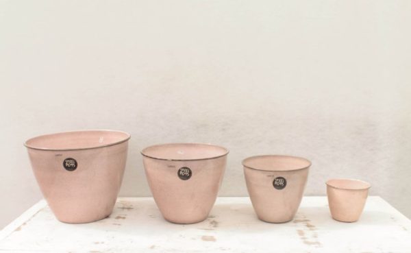 Pflanzgefäß STEELPOT Tati rosa in verschiedenen Größen | Weinsberger Rosenkulturen